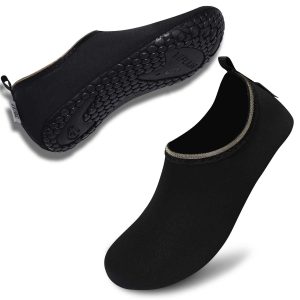 Sporty Water Shoes for Women, Barefoot Quick-Dry Slip-on Aqua Yoga Socks