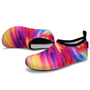 Sporty Water Shoes for Women, Barefoot Quick-Dry Slip-on Aqua Yoga Socks