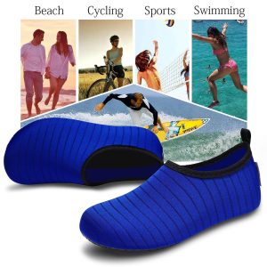 Water Sports Shoes for Men Women, Barefoot Quick-Dry Slip-on Aqua Socks