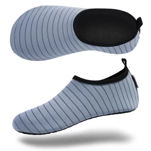 Water Sports Shoes for Men Women, Barefoot Quick-Dry Slip-on Aqua Socks