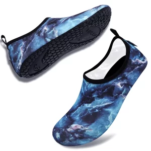 Water Sports Shoes for Men Women, Barefoot Quick-Dry Slip-on Aqua Socks