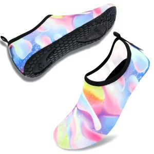 Water Sports Shoes for Men Women, Barefoot Quick-Dry Slip-on Aqua Socks