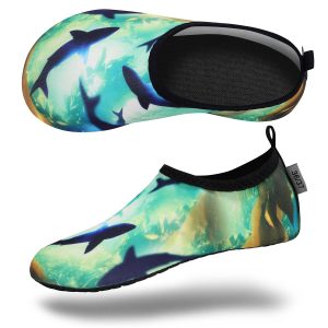 Water Sports Shoes for Men Women, Barefoot Quick-Dry Slip-on Aqua Socks