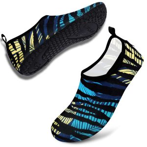 Water Sports Shoes for Men Women, Barefoot Quick-Dry Slip-on Aqua Socks